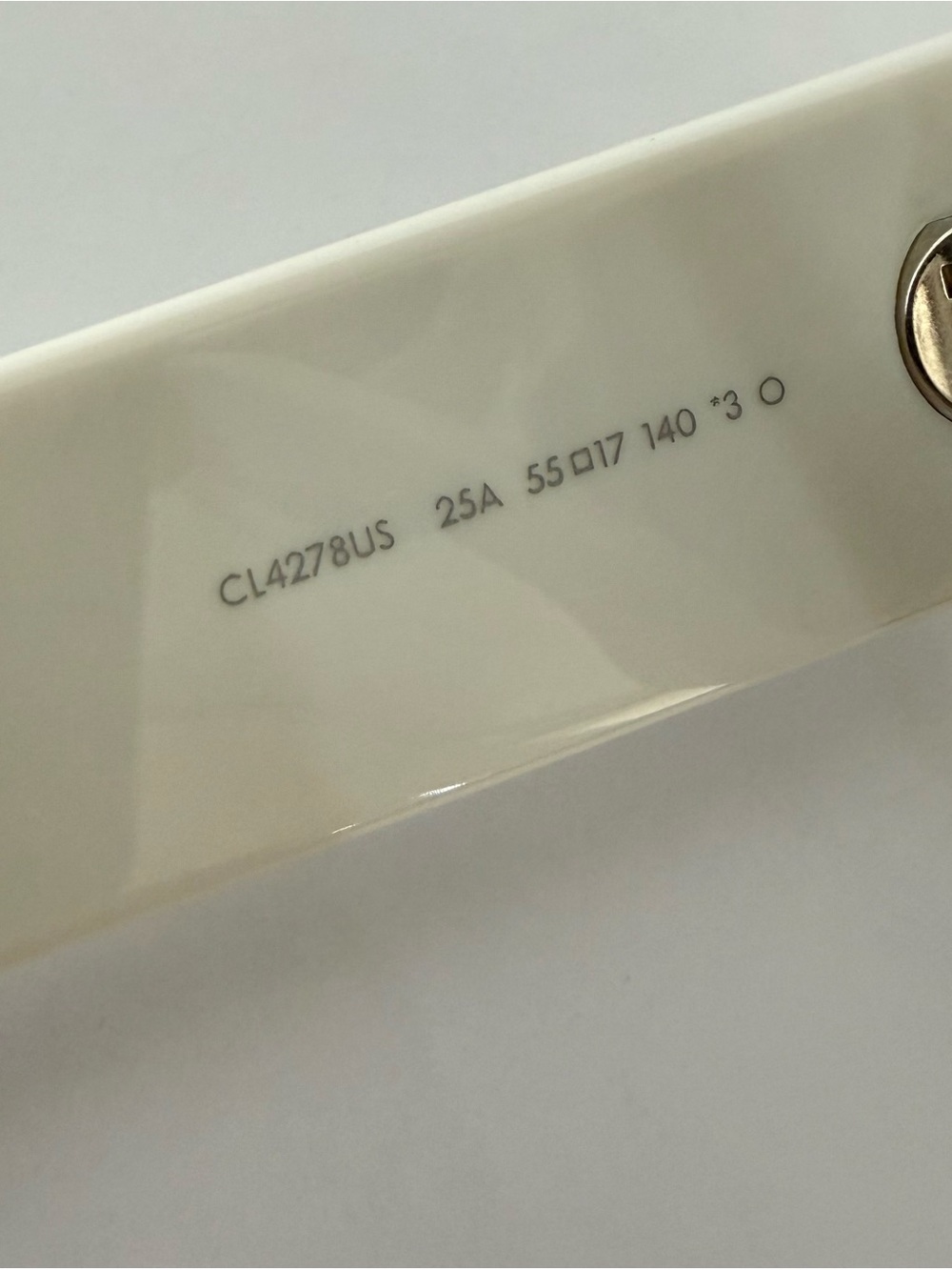 NEW!!! Celine women white sunglasses CL4278US 25A Authentic - Picture 5 of 6